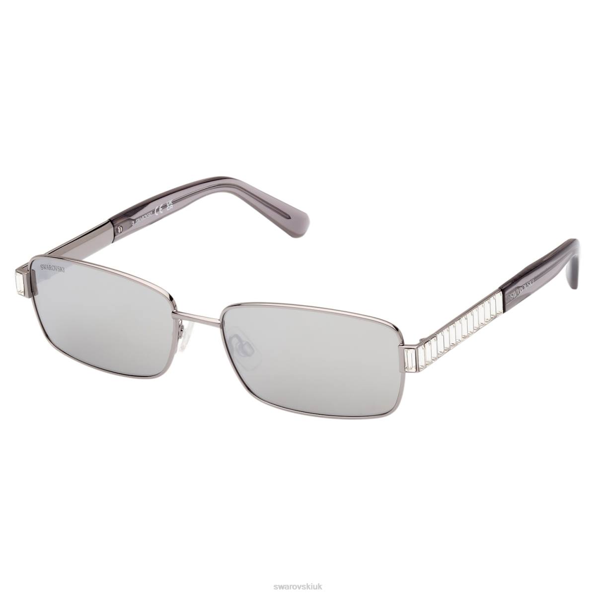 Accessories Swarovski Sunglasses Mirror, SK0389 14C, Silver tone 48JX1456