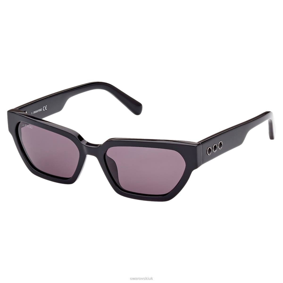 Accessories Swarovski Sunglasses Narrow cat-eye, SK0348 01A, Black 48JX1458