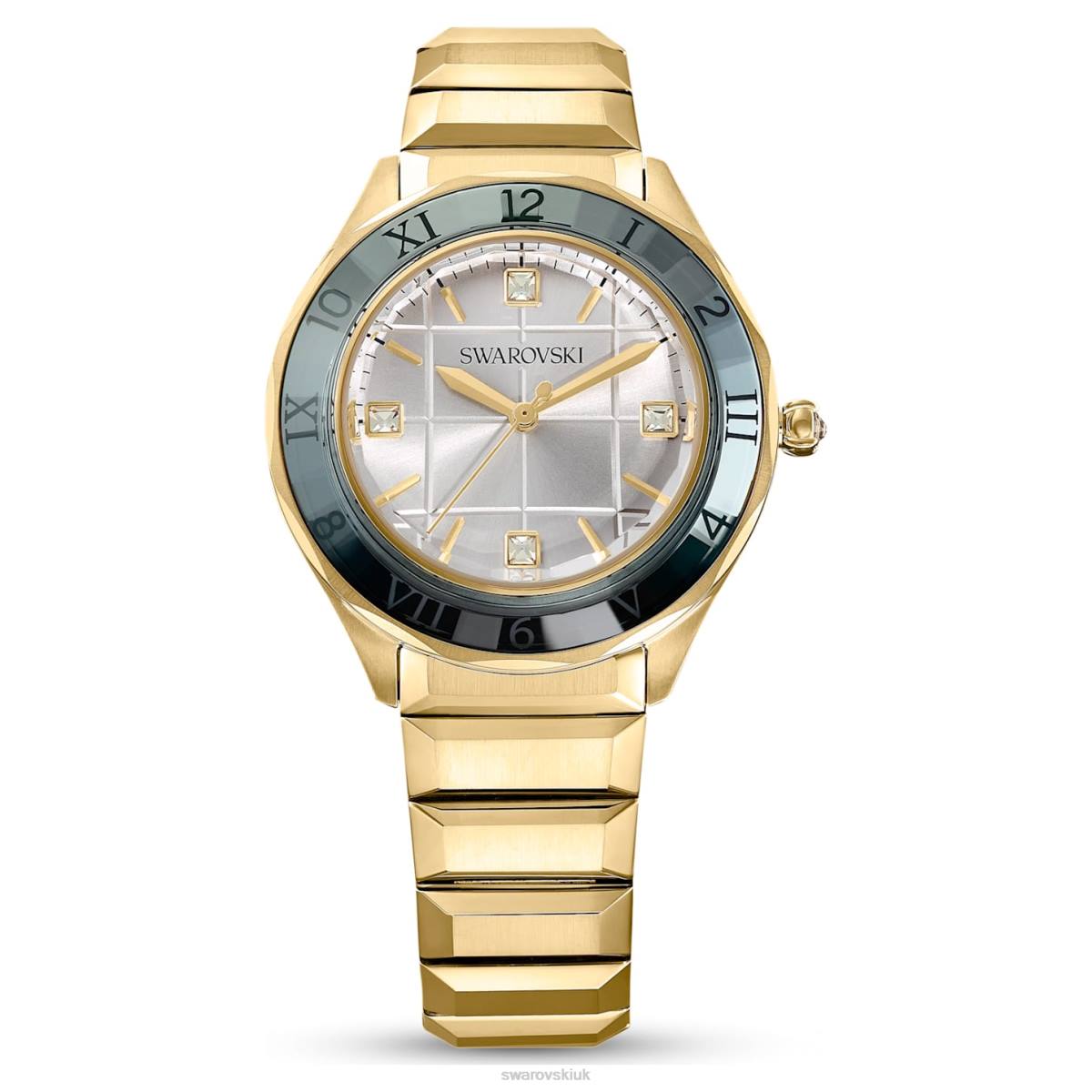Accessories Swarovski 37mm watch Swiss Made, Metal bracelet, Gold tone, Gold-tone finish 48JX1145