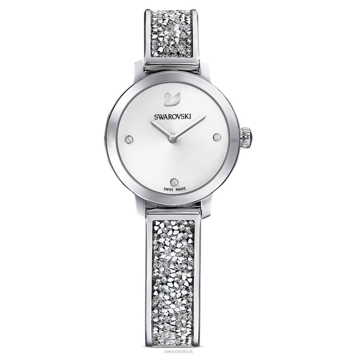 Accessories Swarovski Cosmic Rock watch Swiss Made, Metal bracelet, Silver tone, Stainless steel 48JX1240