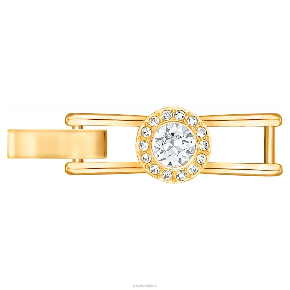 Jewelry Swarovski Angelic extender Round cut, White, Gold-tone plated 48JX1104