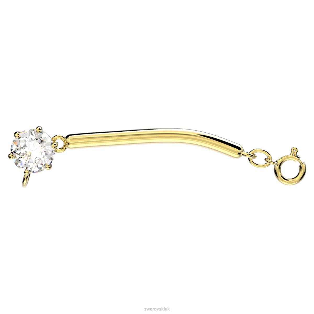 Jewelry Swarovski Constella extender Round cut, White, Gold-tone plated 48JX1127