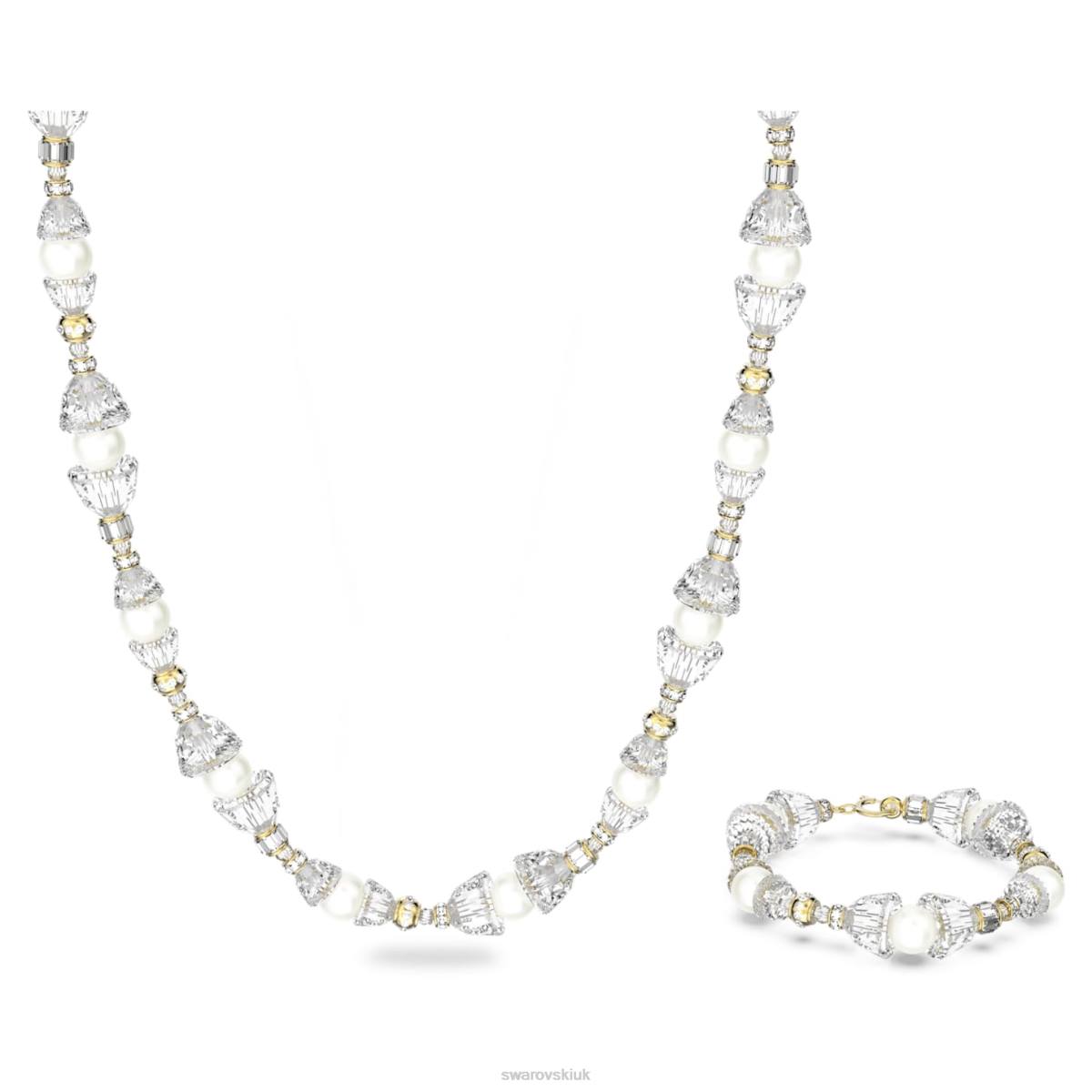 Jewelry Swarovski Somnia set White, Gold-tone plated 48JX382