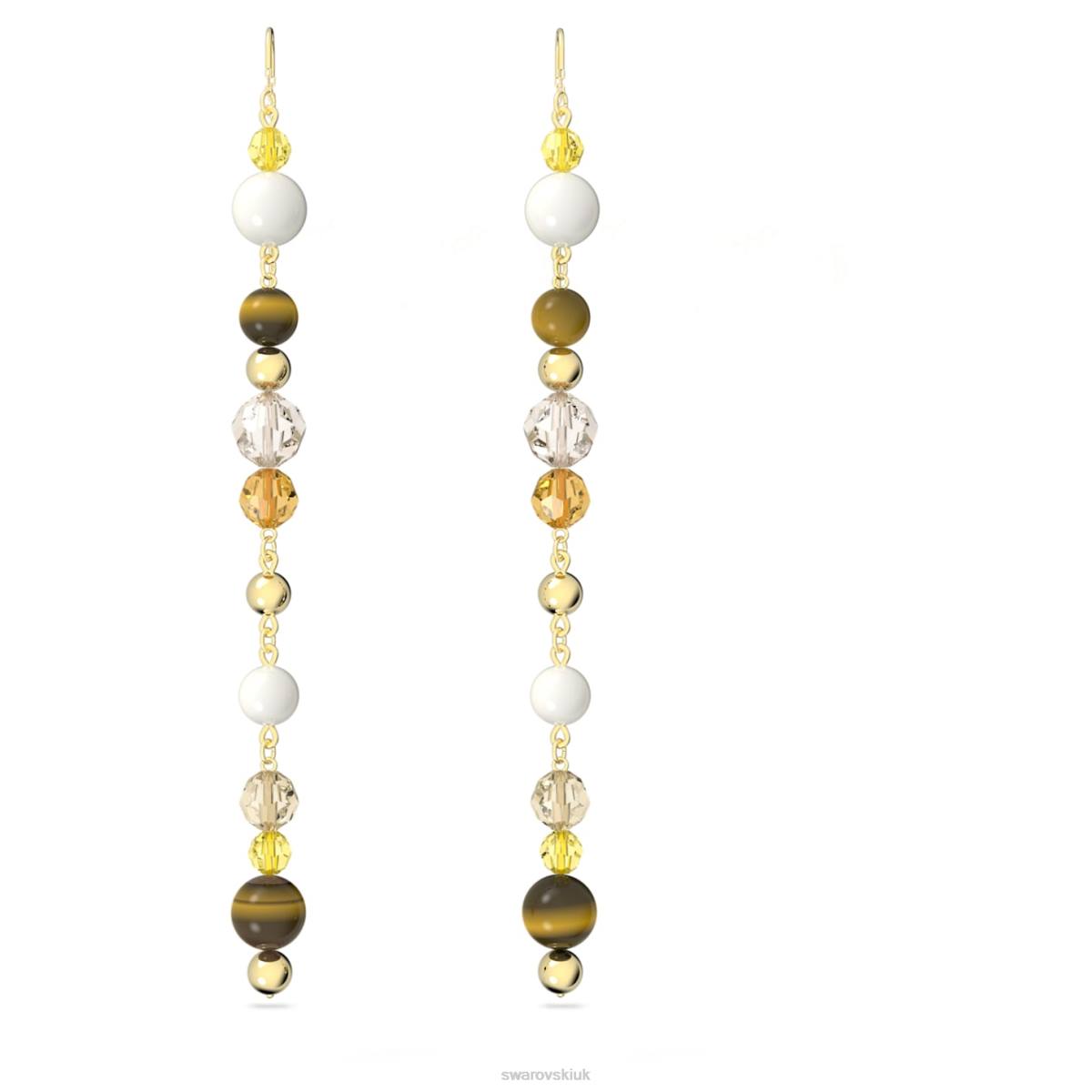 Jewelry Swarovski Somnia drop earrings Multicolored, Gold-tone plated 48JX839