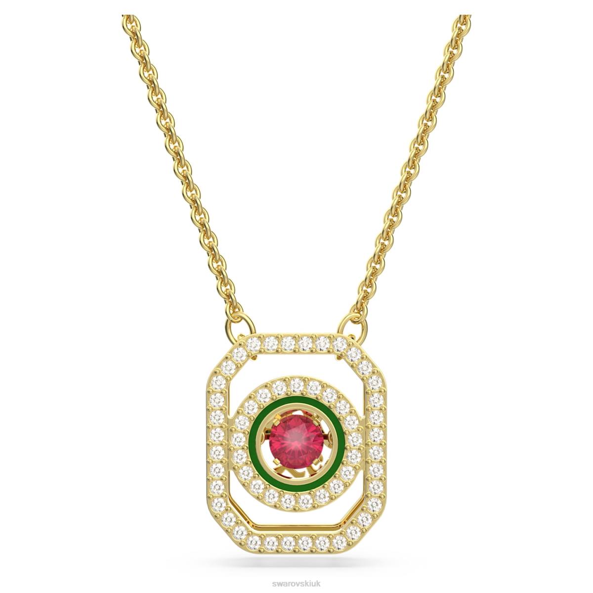 Jewelry Swarovski Alea necklace Multicolored, Gold-tone plated 48JX120