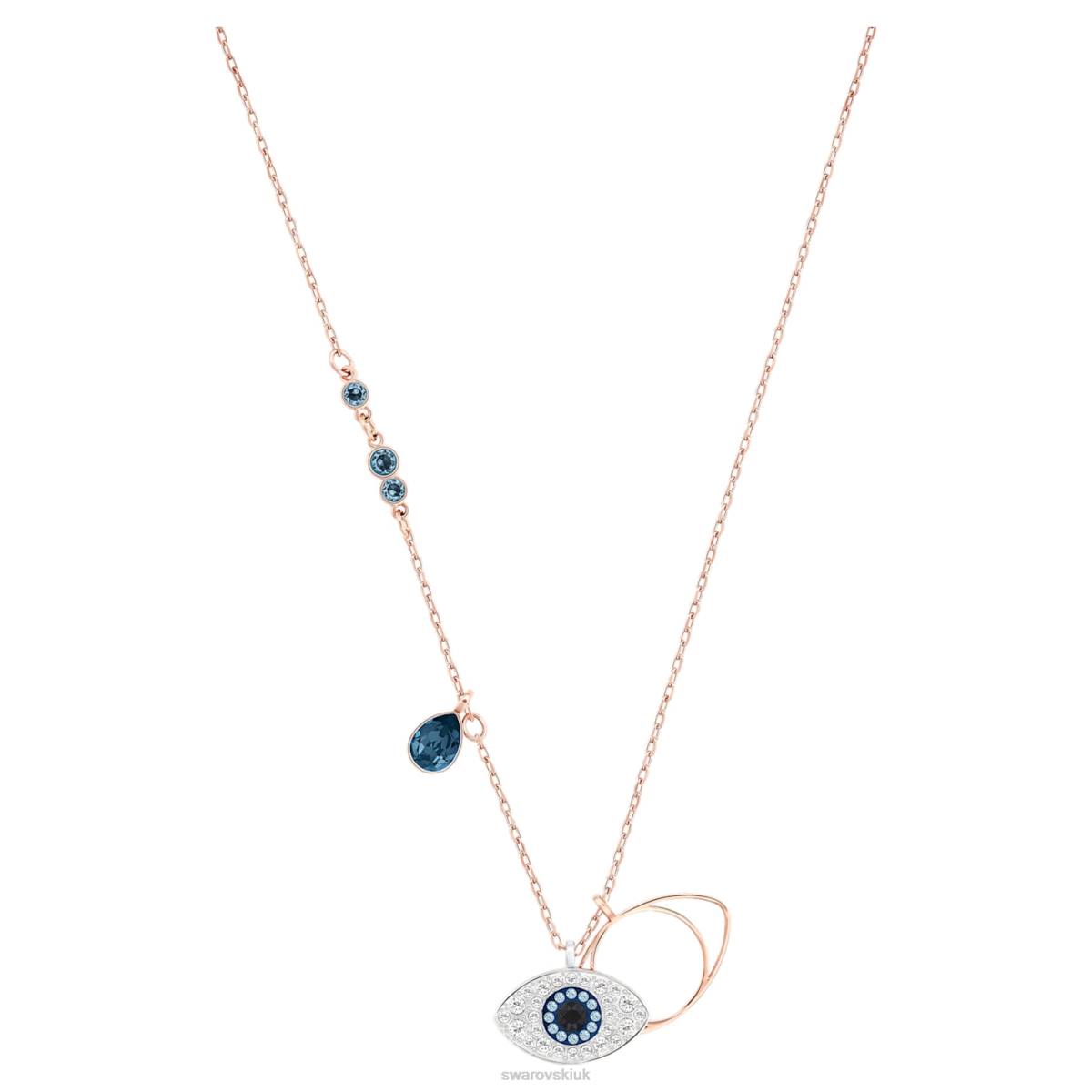 Jewelry Swarovski Symbolic pendant Evil eye, Blue, Mixed metal finish 48JX166